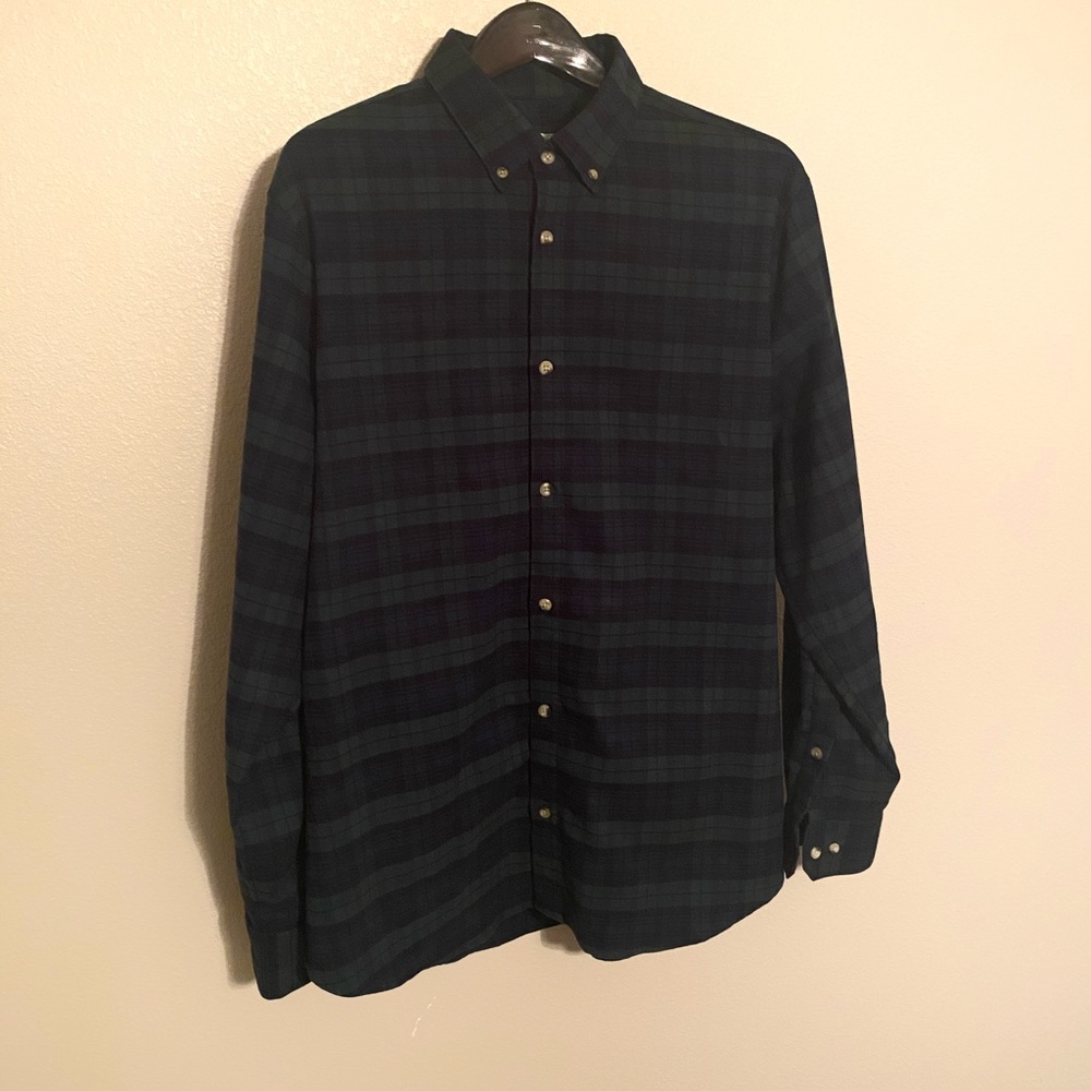 Mizzen+Main Men’s Flannel Blue Green XL
